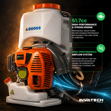 Load image into Gallery viewer, Invatech Italia 915 - Mosquito Fogger, Backpack Mist Blower 63.3cc Engine 4 Gallon/16L
