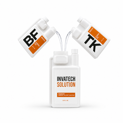 INVATECH Solution — Premixed BF+TK Pest Control Concentrate | Professional-Grade Mosquito & Insect Solution | Ready-to-Use Backpack Sprayer Formula | 32 FL. OZ.